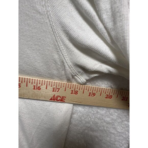Lululemon Long Sleeve Shirt S White Hold Tight Hip Length Modal Casual Light - Picture 5 of 7